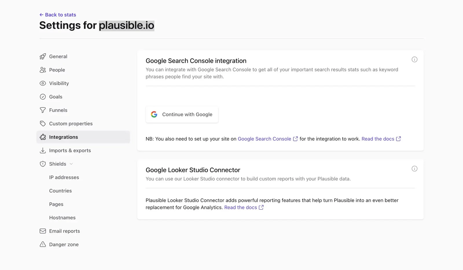 Continue with Google