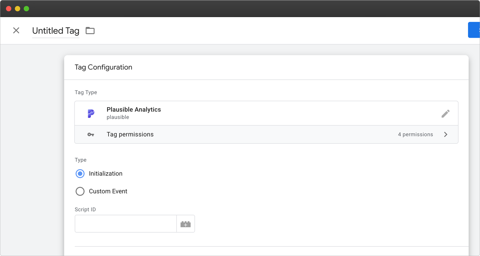 plausible gtm tag basic settings plausible gtm tag basic settings